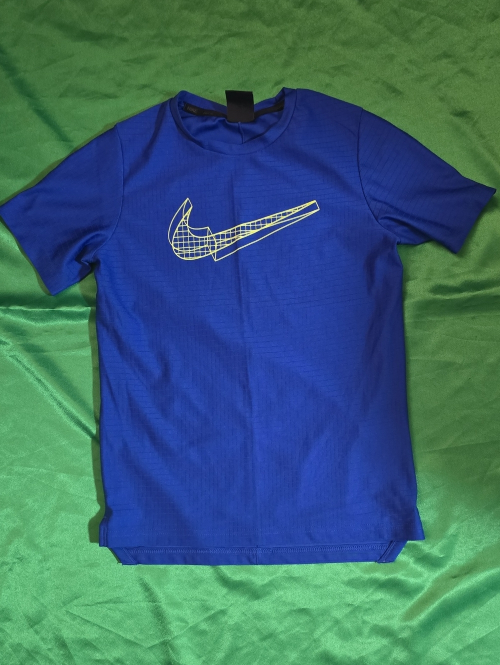 Nike Royal Blue Short Sleeve Tee with Wireframe Swoosh